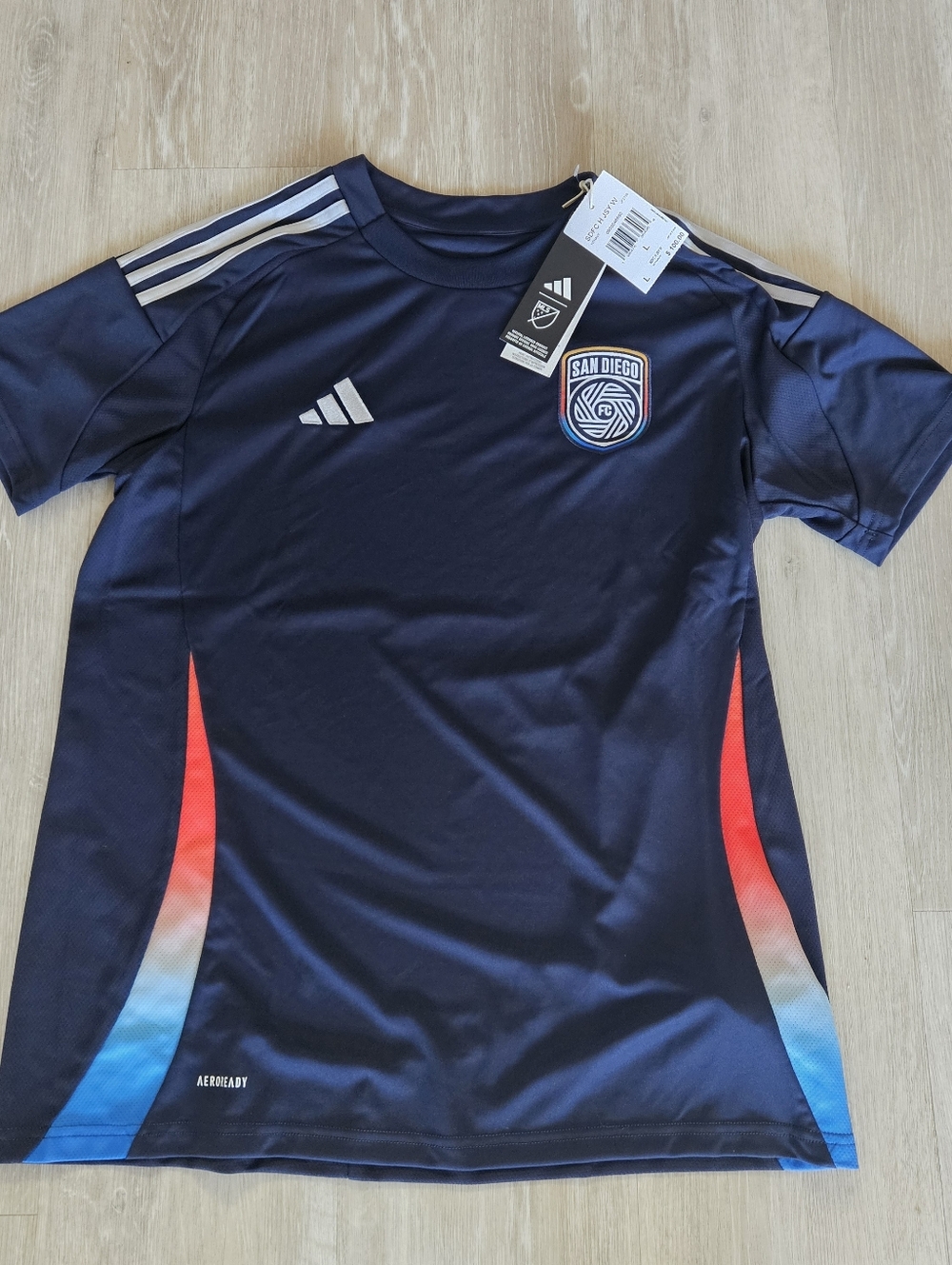 Adidas Soccer Jersey San Diego FC Football Club JF2736 Women's L NWT